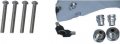 Studded Detachable Sissy Bar W Backrest For 02 Honda Vtx1800 C F Round