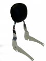 Studded Detachable Sissy Bar W Backrest For 02 Honda Vtx1800 C F Round