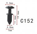 Autobahn88 Taillight Clip Compatible With Gm Chrysler Oem 16500308 Pack Of 20