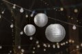Victoria Lynn Vl1174s Silver Paper Lantern 6 9 10 In 3pc 