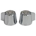 Lasco 01-6021 Small Chrome Canopy Hot And Cold Handles For Universal Brands 