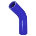 1 Pcs 40mm 57 Id 102mm 4 02 Length 45 Degrees Blue Car Silicone Hose Coolant Universal 
