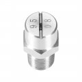 Uxcell Flat Fan Spray Tip 1 8bspt Male Thread 304 Stainless Steel Nozzle 95 Degree 8mm Orifice Diameter 2 Pcs