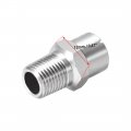 Uxcell Flat Fan Spray Tip 1 8bspt Male Thread 304 Stainless Steel Nozzle 95 Degree 8mm Orifice Diameter 2 Pcs