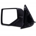 Ocpty Black Left Side And Right Mirrors Fit For 2006-2011 Ford Ranger Textured Mirror Glass Manual Folding Non-heated