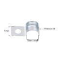 Uxcell 25 64 Emt One Hole Strap Pipe Zinc-plated Steel Reinforced Rib For Fixing On Various Surfaces 100pcs