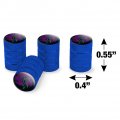 Black Dragon Valve Stem Caps For Tire Rim Wheel Aluminum Blue