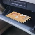 Yettasbin Cute Corgi Dog Car Registration Insurance Holder Auto Glove Box Organizer Wallet Leather Manual Folder For Driver S