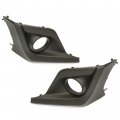 Hecasa Right And Left Fog Light Bezels Compatible With 2018-2020 Subaru Crosstrek Passenger Driver Side Lamp Trim Covers Hole