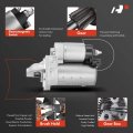 A-premium Starter Motor Compatible With Toyota Yaris 2012-28 L4 1 5l Manual Transmission 12v 1 4kw 9 Teeth Cw Clockwise Replace