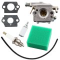 Toprepair Carburetor With Gasket For Jiffy White Lightning Ice Auger Model 76i Carb 