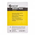 Niche Brake Pad Set For Honda Vtx1800s Goldwing Gl1800 St1100 Victory Vision Front Rear Organic 4 Pack