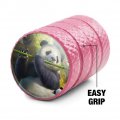 Panda Family Flute Valve Stem Caps For Tire Rim Wheel Aluminum Pink