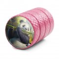 Panda Family Flute Valve Stem Caps For Tire Rim Wheel Aluminum Pink