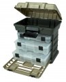 Plano Molding 1363 Stow N Go Toolbox Graphite Gray And Sandstone 