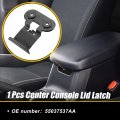 X Autohaux Center Console Lid Latch For Jeep Cherokee Xj 1997 1998 1999 2000 2001 Plastic Black Armrest Floor Cover Assembly