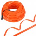 X Autohaux 10 Meter 33ft Interior Usb Neon El Wire String Strip Orange Cold Light Glow Set For Car Decoration
