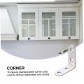 Gadpiparty 18pcs Right Angle Corner Code Metal Stand Heavy Duty Shelf Decorative Joint Bracket L Brackets Shelving Holder