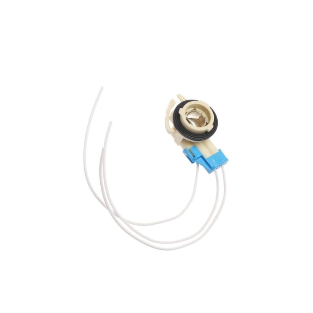 Carlights360 For Cadillac Deville 1992993 Electrical Connector Beige Color Snap Fit Attachment Method Round 1 Female 1 Quantity