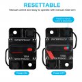100 Amp Fuse Holders Audio Circuit Breaker Reset Inverter 12v-48v Dc Holder Replace Fuses With Reset Button For Automotive