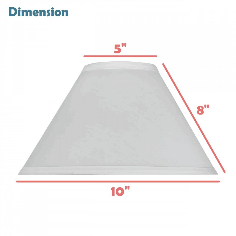 Aspen Creative 59103a Empire Uno Lamp Shade Light Green 5 Top X 10 Bottom 8 Slant Height Slip 33mm