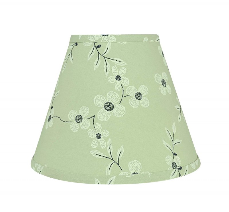 Aspen Creative 59103a Empire Uno Lamp Shade Light Green 5 Top X 10 Bottom 8 Slant Height Slip 33mm