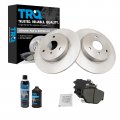 Trq Front Ceramic Brake Pad Rotor For Smart Car Fortwo W Fluids 