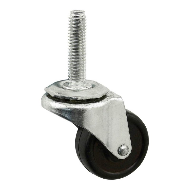 2298 Fractional 1 625 Wheel 3 86 X 1 5 Threaded Stem Swivel Caster