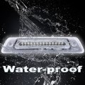 Led Third Brake Light For 2009-2014 Ford F150 High Mount Rear 3rd Cargo Tail Lamp Waterproof Cleara Lensa Chrome Housing