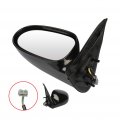 Driver Side View Mirror For 2000-2008 Nissan Sentra Black Smooth Power Non-folding Abs