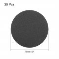 Uxcell 3 Inch Wet Dry Sanding Discs 120 Grit Hook And Loop Sandpaper Electrostatic Sand Planting Silicon Carbide 30pcs