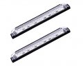 Led Bar Light Two 2 Pack Heavy Duty Waterproof 12 Vdc Courtesy Convenience Lamp 6 Length 
