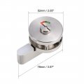 Uxcell Privacy Indicator Door Lock 52mm Dia Stainless Steel Indicating For Public Partition Toilet Restroom Bathroom 2pcs