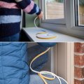 1 Roll Foam Weather Stripping 2 Wide X 16 Thick 4 Ft Door Seal Adhesive Tape White Insulation Strip For Window 