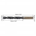 Uxcell Straight Shank Twist Drill Bits 13mm High Speed Steel 4341 With For Stainless Alloy Metal Plastic Wood