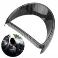 Fydun Dashboard Instrument Bezel Carbon Fiber Style Cover Trims Replacement For Smart Fortwo For Forfour 453 2015-2021
