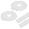 2pcs Foam Backer Rod 0 6 X 10ft Crack Filler Rope Weather Strip Seal For Concrete Filling Joints And Gaps Doors Windows White 