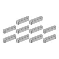 10pcs Round Ended Feather Key 5 X 30mm Carbon Steel Parallel Drive Shaft Stock Machine Keyway For Type Fastening Connection 