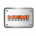 Ipick Image Made For Hemi Powered Logo Uv Graphic Brushed Silver Billet Aluminum 2 Inch Tow Hitch Cover Suv Truck