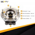 Ocpty 1pc 513296 Front Wheel Bearing And Hub Assembly Fit For 5-lug W Abs 2007-2015 Infiniti Jx35 Q60 Altima Maxima Murano