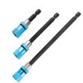 Jonmon Drill Bit Extension Magnetic Screwdriver Bits Holder 60 100 150mm Quick Release 1 4 Inch Hex Shank Bar Chuck Adapter 