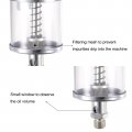 Uxcell Needle Valve Type Oil Cup G1 4 Thread 100ml Sight Gravity Drip Feed Oiler