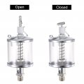 Uxcell Needle Valve Type Oil Cup G1 4 Thread 100ml Sight Gravity Drip Feed Oiler