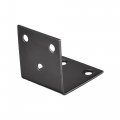 Uxcell Corner Brace Angle Bracket Fastener Stainless Steel L Shape 40mmx40mmx40mm Black With Screws 10 Pcs