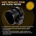 Ocpty Mass Air Flow Sensor 5wk9650 Meter Fits For 20-2006 Cadillac Srx 4 6l 2005-2006 Sts 4
