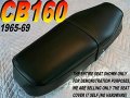 New Replacement Seat Cover Fits Cb160 Honda 1965-69 Cb 160 Black 099b