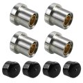 2 441 Stainless Steel Boat Trailer With Protective Brake Pairs Of Wheel Center Caps 2441-ss 