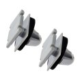 Chevy Spark 2016 17 2018 2019 Molding Retainers Plastic Material Gray Color 0 31 Inches Center Groove Diameter 0 79 Head 