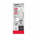 Satco S9868 3 5 Watt B11 Led Light Bulb Frosted Candelabra Base 2700k Warm White 120 V 6 Pack