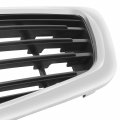 Ki1200147 Factory Style Front Bumper Grill Grille Assembly With Chrome Moulding Compatible Sportage 2 4l 2011-2012 Painted